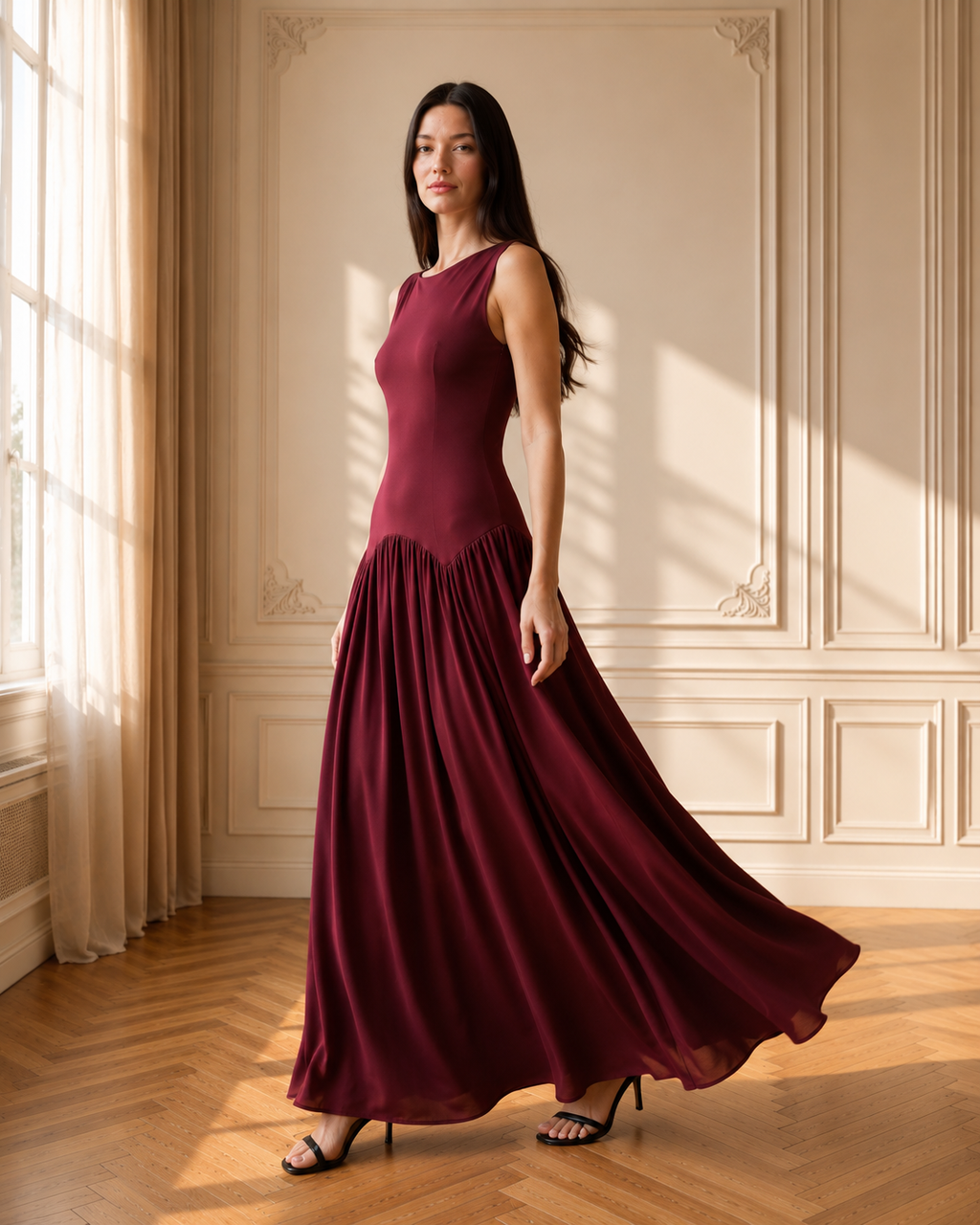 Vestido Valentina Rouge