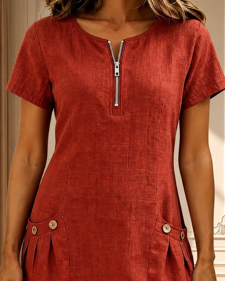 Vestido Lina de Algodón y Lino