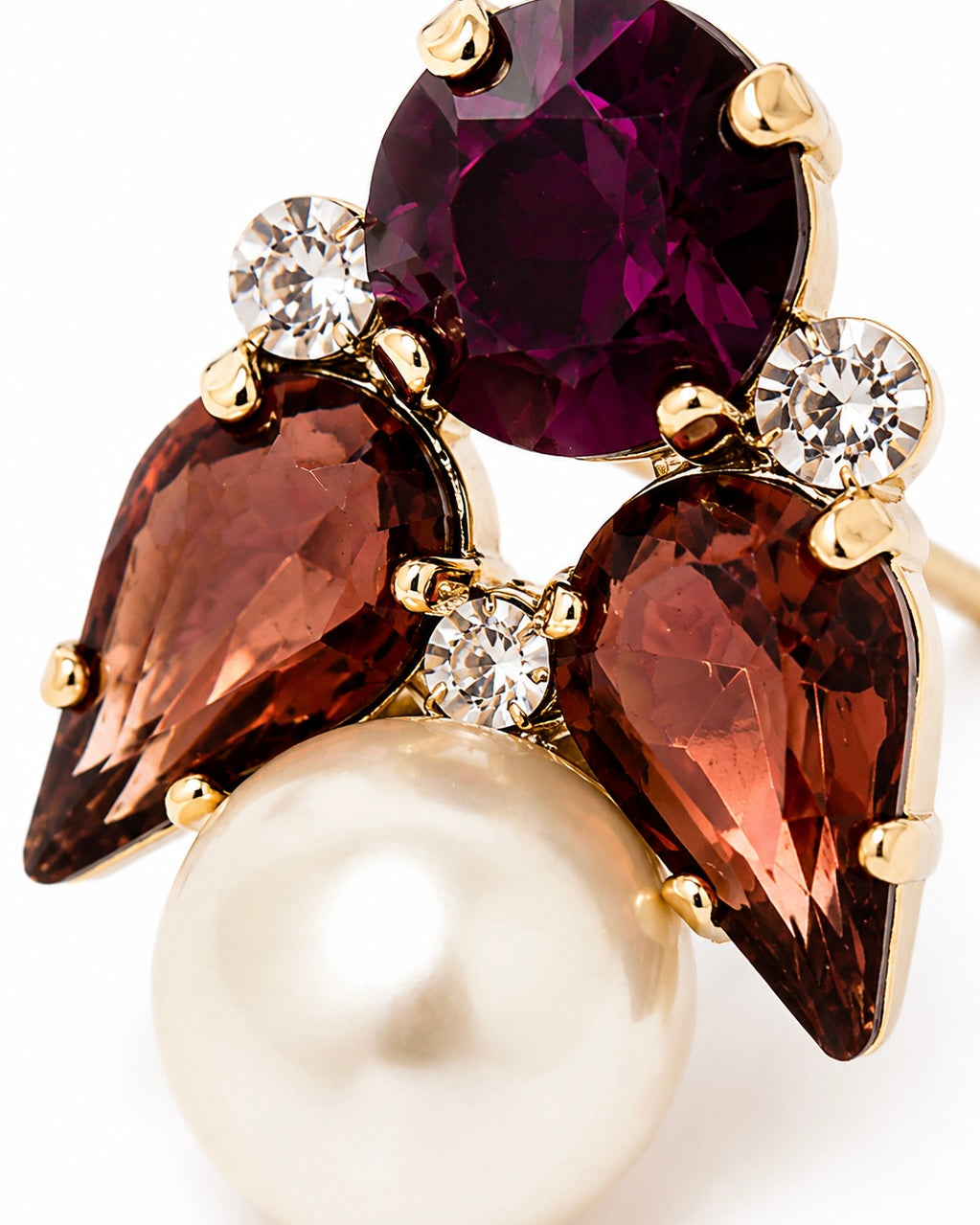 Pendientes Royale Burgundy