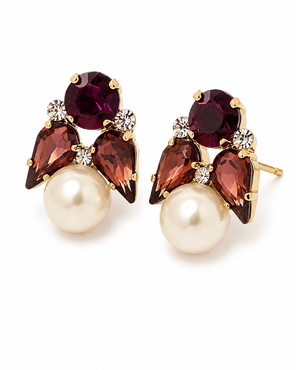 Pendientes Royale Burgundy