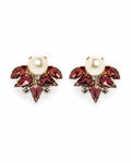 Pendientes Burgundy Pearl