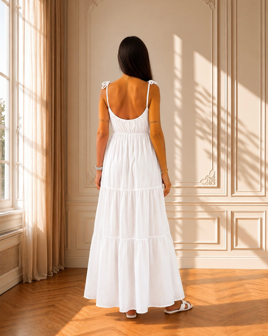 Vestido Élise Blanc