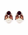 Pendientes Royale Burgundy