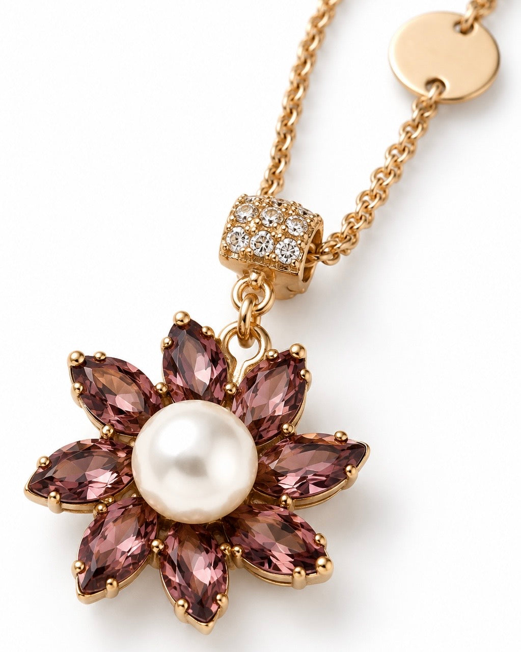 Collar Mauve Flower
